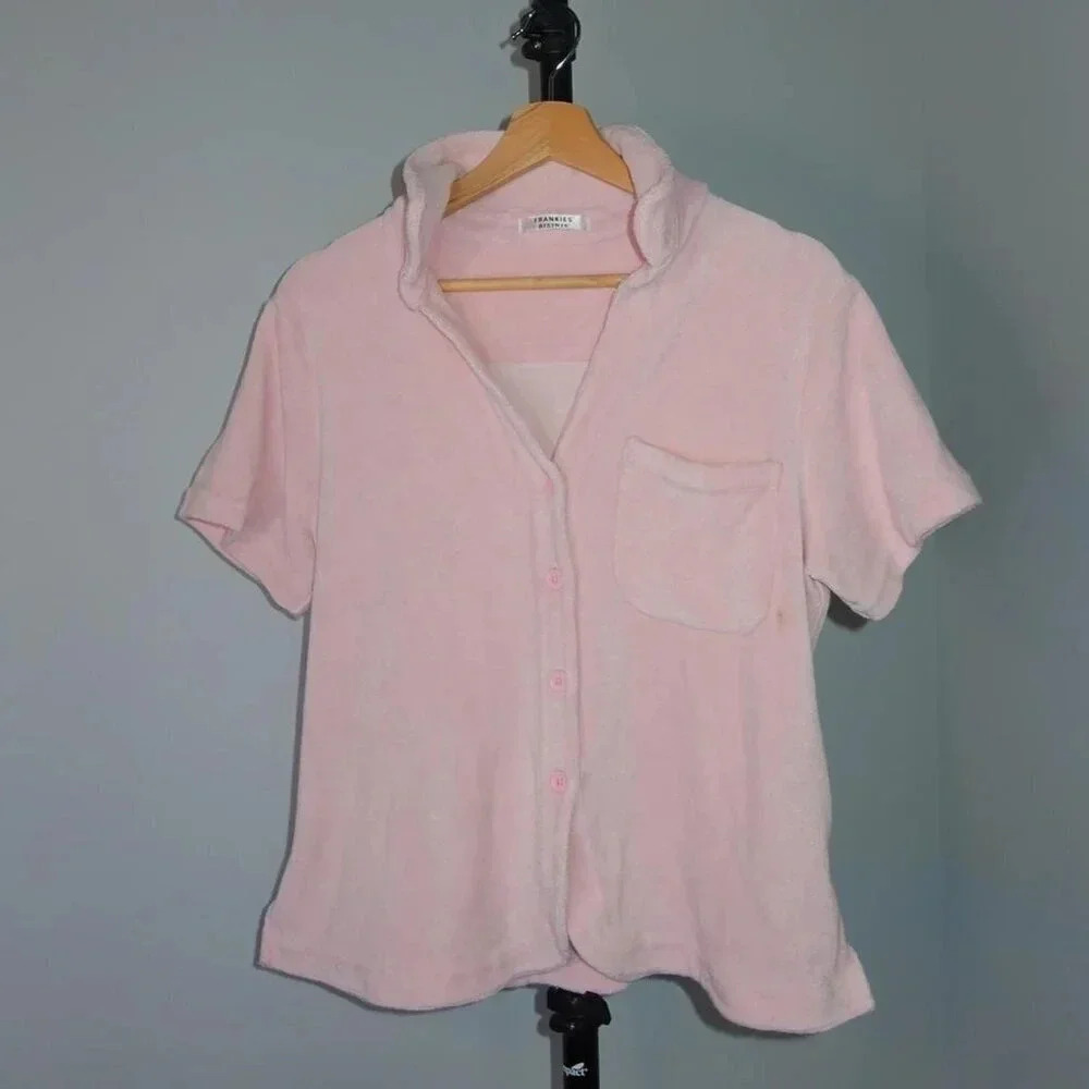 Frankies Bikinis Cover Up Pink